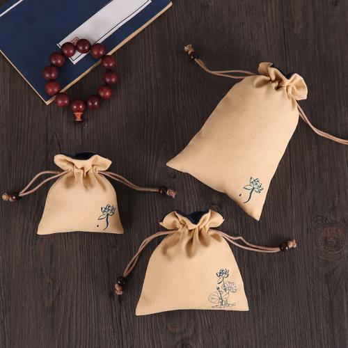 Jewelry Pouches Bags Cloth with Velveteen Sold By PC