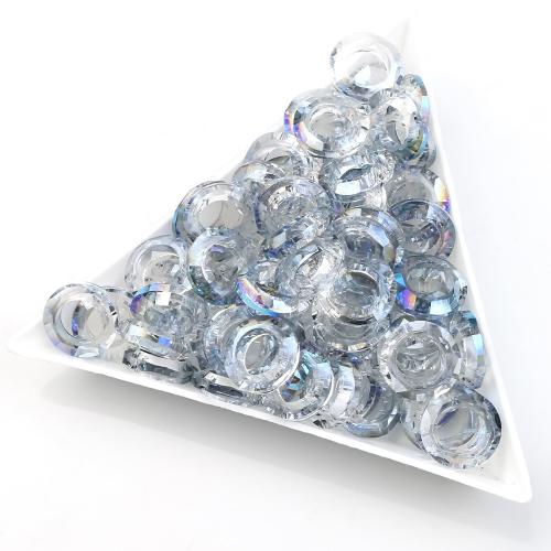 Grânulos de cristal, Rosca, banhado, joias de moda & DIY & tamanho diferente para a escolha, mais cores para a escolha, Aprox 100PCs/Bag, vendido por Bag