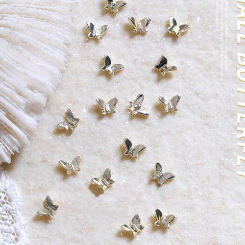 3D Nail Art Decoration Zinc Alloy Butterfly DIY Sold By Bag