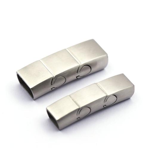 Stainless Steel Magnetska kopča, 304 nehrđajućeg čelika, možete DIY & različite veličine za izbor, više boja za izbor, 10računala/Torba, Prodano By Torba