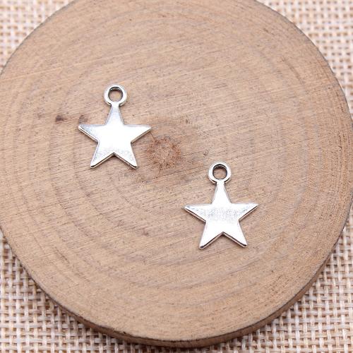 Zinc Alloy Star Pendant DIY Approx Sold By Bag