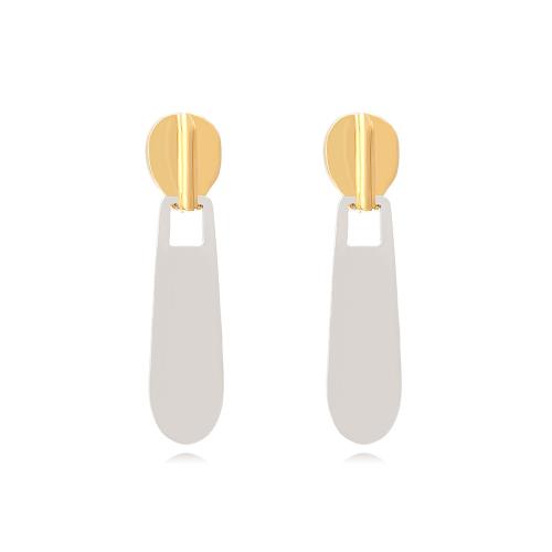 Zinc Alloy Drop Earrings plated fashion jewelry silver color nickel lead & cadmium free Sold By Pair