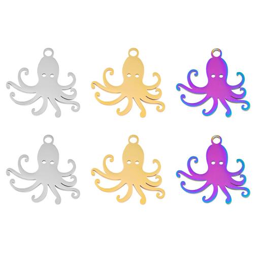 Stainless Steel Animal Pendants 304 Stainless Steel Octopus fashion jewelry & DIY Sold By PC