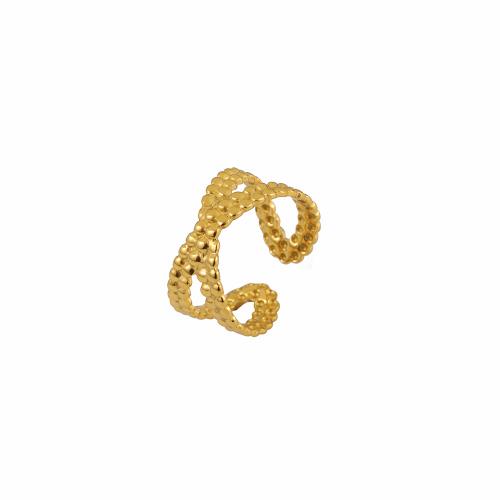 Ring Finger ze stali nierdzewnej, Stal nierdzewna 304, biżuteria moda & dla obu płci, złoty, sprzedane przez PC
