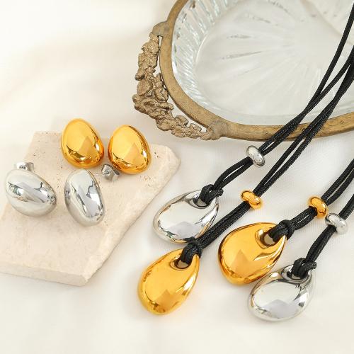 Jewelry Sets Titanium Steel with Nylon Cord plated fashion jewelry Sold By PC