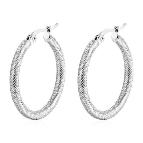 Stainless Steel Huggie Hoop Earring 304 Stainless Steel Vacuum Ion Plating fashion jewelry & for woman Sold By Pair