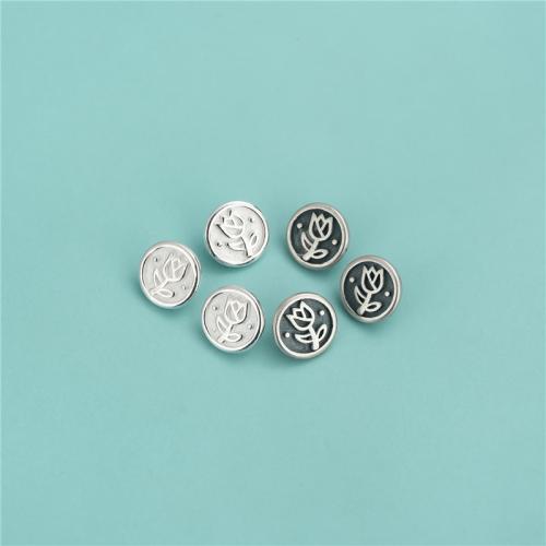 مجوهرات اكسسوارات, 925 فضة, ديي, المزيد من الألوان للاختيار, 7.50x3.90mm, تباع بواسطة PC