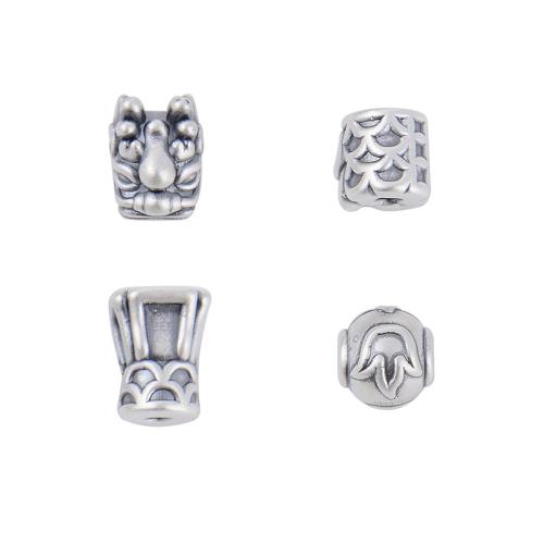 Distanční Korálky šperky, 925 Sterling Silver, DIY & různé styly pro výběr, Původní barva, Prodáno By PC