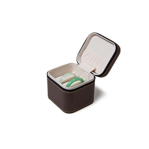 Cuero de PU caja para pulsera, con Tela flocado & El plastico, Sostenible & Polvo, más colores para la opción, Vendido por UD