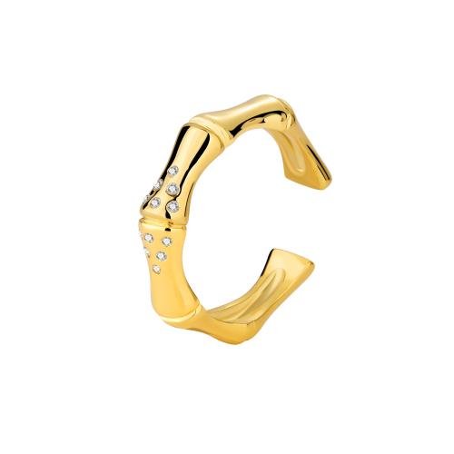 Kubieke Circonia Micro Pave Brass Ring, Messing, mode sieraden & micro pave zirconia & voor vrouw, meer kleuren voor de keuze, Verkocht door PC