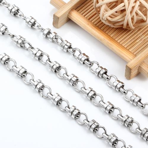 Stainless Steel Necklace Chain 304 Stainless Steel DIY Approx Sold By Bag