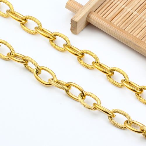 Stainless Steel Necklace Chain 304 Stainless Steel DIY Approx Sold By Bag