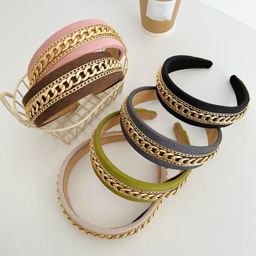 Hair Bands Cloth with Zinc Alloy handmade for woman Sold By PC
