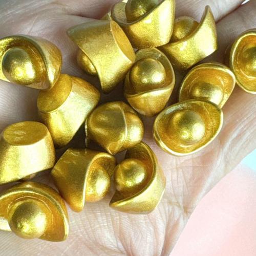 Mobile Phone DIY Decoration Resin Ingot gold Sold By PC