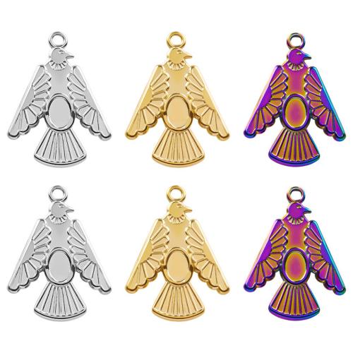 Stainless Steel Pendant Setting 304 Stainless Steel Eagle Vacuum Ion Plating fashion jewelry & DIY Sold By PC