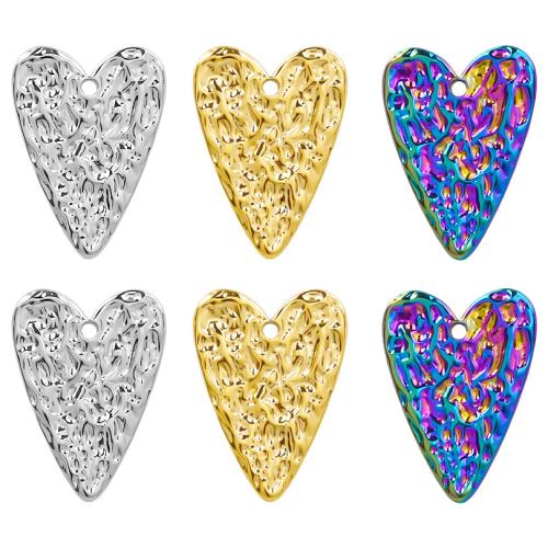 Stainless Steel Heart Pendants 304 Stainless Steel Vacuum Ion Plating fashion jewelry & DIY Sold By PC