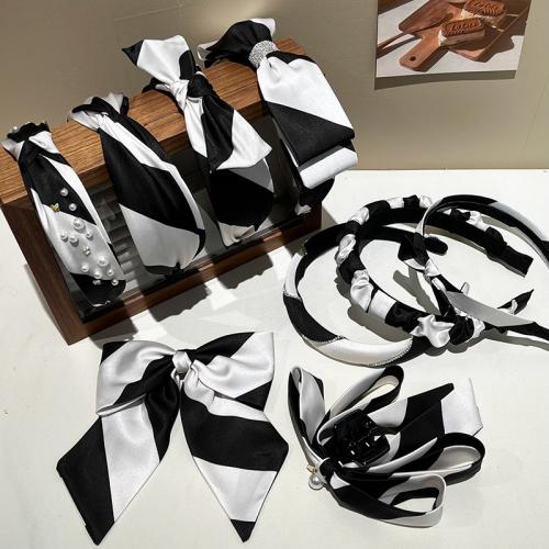 Mixed Hair Accessories, Cloth, handmade, different styles for choice & for woman, black, Sold By PC