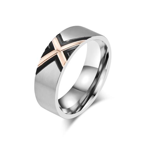 Rustfrit stål fingre Ringe, 304 rustfrit stål, mode smykker & forskellig størrelse for valg & for mennesket, flere farver til valg, Solgt af PC