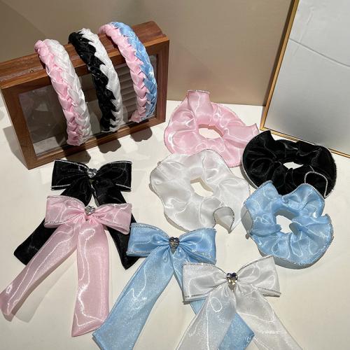 Mixed Hair Accessories, Gauze, handmade, different styles for choice & for woman, more colors for choice, Sold By PC