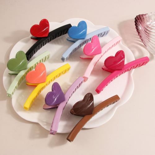 Hair Claw Clips Plastic stoving varnish for woman & two tone Sold By PC
