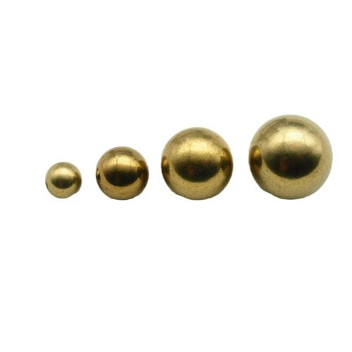 Messing smykker Perler, forgyldt, du kan DIY & forskellig størrelse for valg & ingen hul, oprindelige farve, 300pc'er/Lot, Solgt af Lot