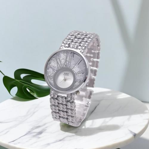 Women Wrist Watch Glass Singaporean movement & Life water resistant & fashion jewelry & multifunctional & for woman Dial x8mm Sold By PC