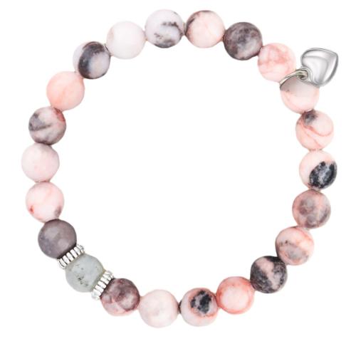 Bracelets de pierres précieuses, Pierre naturelle, avec perle de plastique, fait à la main, bijoux de mode & pour femme, plus de couleurs à choisir, Longueur Environ 19-19.5 cm, Vendu par PC