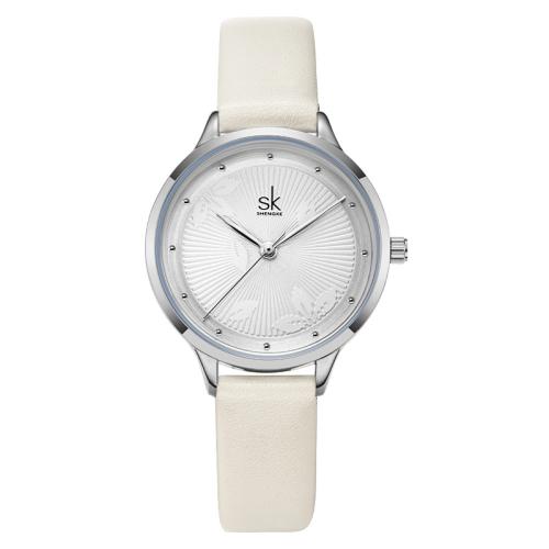 Damen Armbanduhr, Glas, mit PU Leder, Lebenswasserbeständig & Modeschmuck & japanische Uhr-Bewegung & für Frau, keine, Länge ca. 18 cm, verkauft von PC