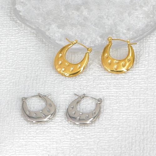 Rostfritt stål spaken bakåt Earring, 304 rostfritt stål, mode smycken & för kvinna, fler färger för val, 21x25mm, Säljs av Par