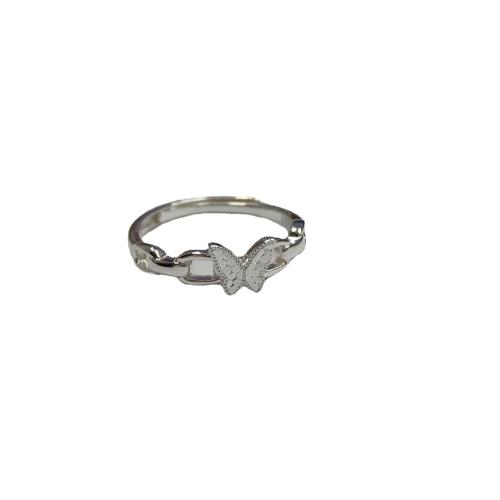 925 Sterling Silver Finger Rings Butterfly for woman silver color Sold By PC