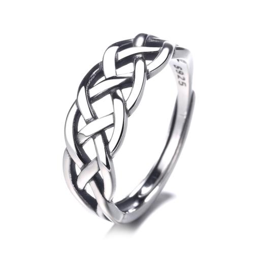 925 Sterling Silver Cuff Finger Ring Antique finish vintage & for woman US Ring Sold By PC