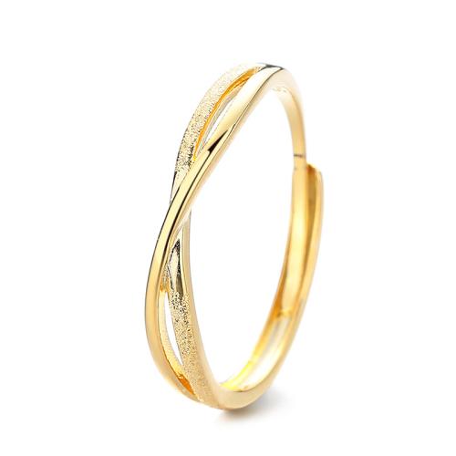 925 sterling zilver Manchet Finger Ring, Geometrisch Patroon, Koreaanse stijl & voor vrouw, meer kleuren voor de keuze, 2.20mm, Maat:6-9, Verkocht door PC