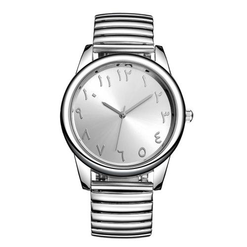 Zinklegierung Armbanduhr, mit Glas & 304 Edelstahl, rund, Lebenswasserbeständig & verschiedene Stile für Wahl & für den Menschen, Länge ca. 21 cm, verkauft von PC