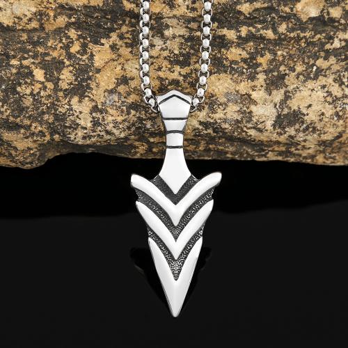 Stainless Steel Jewelry Necklace 304 Stainless Steel polished fashion jewelry & Unisex original color Length Approx 60 cm Sold By PC