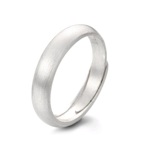 925 Sterling Silver Cuff Finger Ring Korean style & for woman & smooth US Ring Sold By PC