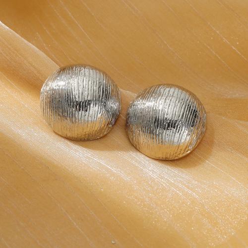 Roestvrij staal Stud Earrings, 304 roestvrij staal, mode sieraden & voor vrouw, meer kleuren voor de keuze, 30mm, Verkocht door pair