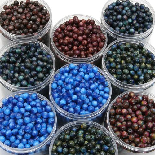 Resin Jewelry Beads Round DIY Sold By Bag