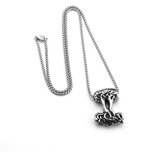 Nerezová ocel Šperky Přívěsky, 304 Stainless Steel, lesklý, různé styly pro výběr, Původní barva, Prodáno By PC