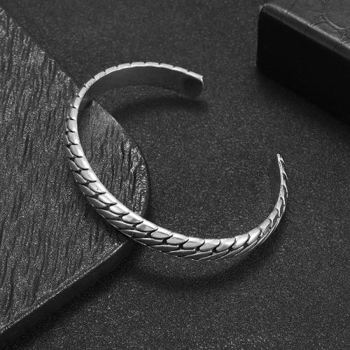 Bijoux de bracelet en alliage de zinc, Placage, unisexe, argent, Vendu par PC