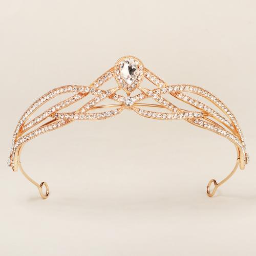 Bridal Tiaras Zinc Alloy fashion jewelry & for woman & with rhinestone Sold By PC