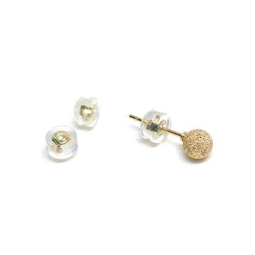 Brass Ear Nut Component Silicone with Brass plated DIY Approx Sold By Bag
