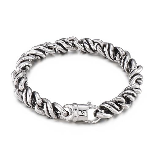 Stainless Steel smycken Armband, 304 rostfritt stål, mode smycken & olika stilar för val & för människan, fler färger för val, Säljs av PC