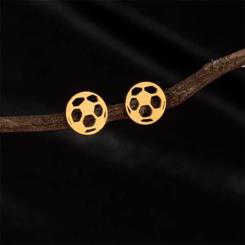 Roestvrij staal Stud Earrings, 304 roestvrij staal, Ronde, mode sieraden, meer kleuren voor de keuze, 12mm, Verkocht door pair