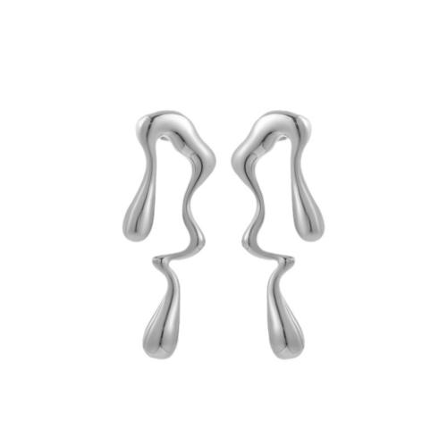 Titanium Staal Earring, verschillende stijlen voor de keuze & voor vrouw, meer kleuren voor de keuze, Verkocht door pair