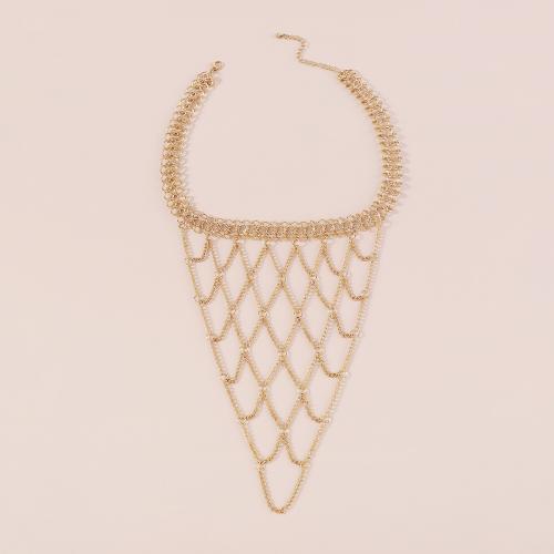 Ijzeren halskettingen, Ijzer, mode sieraden & multilayer & voor vrouw & hol, meer kleuren voor de keuze, Lengte Ca 40-47.5 cm, Verkocht door PC