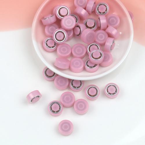 Hair Accessories DIY Findings, Plastic, pink, 12mm, Sold By PC
