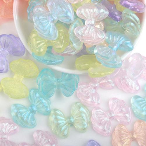 Hair Accessories DIY Findings Acrylic Butterfly Random Color Sold By PC