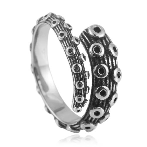 Rustfrit stål fingre Ringe, 304 rustfrit stål, poleret, mode smykker & Unisex & forskellig størrelse for valg, flere farver til valg, width 10mm, Solgt af PC