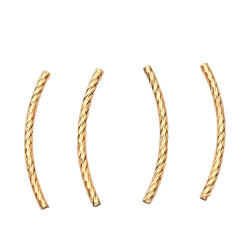 Brass Tube Beads gold color plated DIY nickel lead & cadmium free Approx Sold By Bag