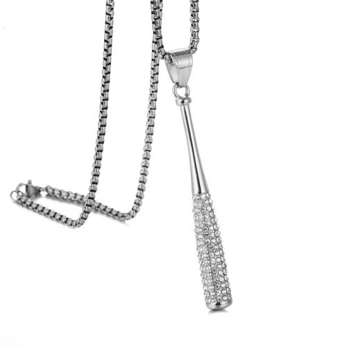 Titanium Steel Pendants plated & micro pave cubic zirconia Sold By PC